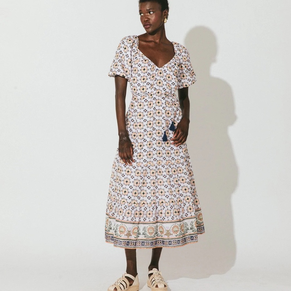 Cleobella Paula Floral Print Maxi Dres